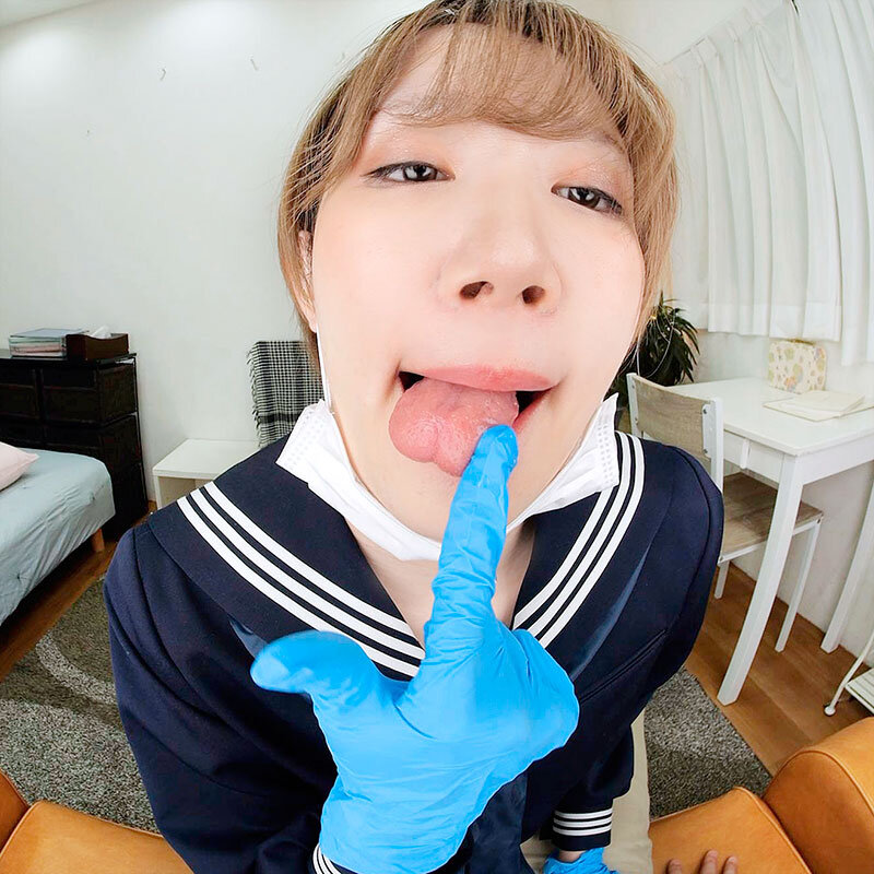 【琴石ゆめる VR】お触りは一切NG！エロギャルのゴム手袋ディスタンスM性感【NO SEX】（AQUA GAL/AQUA＜アクア＞）【aquga00006】